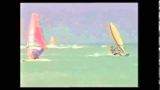 Nabisco Speed Trials   Fuerteventura   1986  Paul Depoorter (yellow sail)