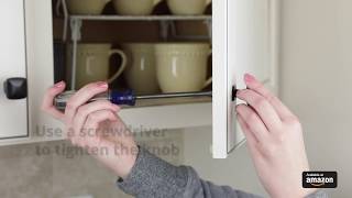 How to install cabinet knobs by Ilyapa