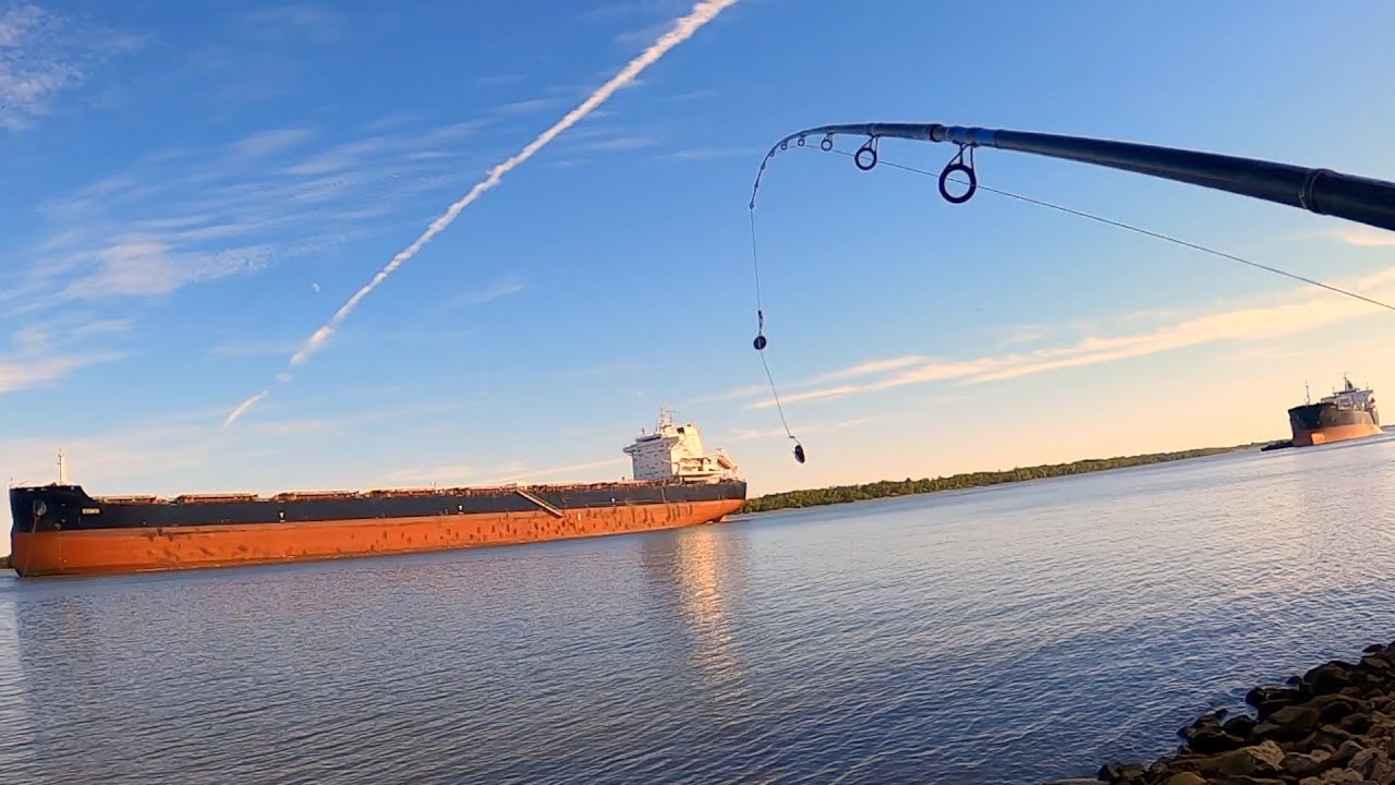 Fishing For Catfish AT An Anchorage On The Mississippi River YouTube