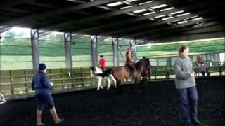 20110918 RWYM with Mary Wanless Jo on Soldier Weekend Course Sunday Free Schooling