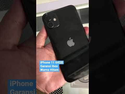 iPhone 11 64GB Black Garansi Ibox No Minus