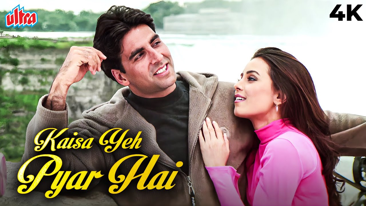Kaisa Yeh Pyar Hai 4K Romantic Hindi Song | Kumar Sanu & Kavita ...