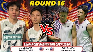 Superb Match!! Yap Roy King-Arif (MAS) VS Goh Sze Fei-Izzuddin (MAS)‼️#badmintonproshuttler 