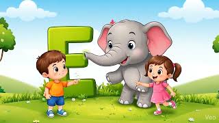 Hey Kids Let's Learn E for Elephant