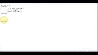 Javascript | String 'length method' | CodeLearning