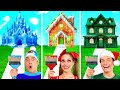 ワンカラーハウスチャレンジ | クリスマスの家 Fun Teen