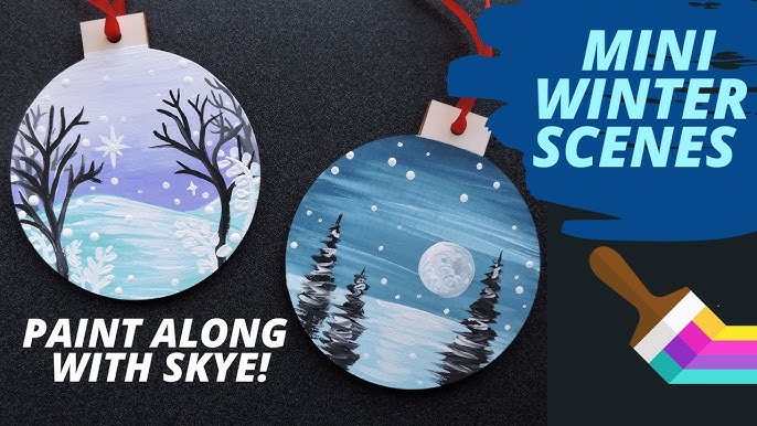 DIY ornament painting ideas: Amazing Сhristmas painting ideas on wood