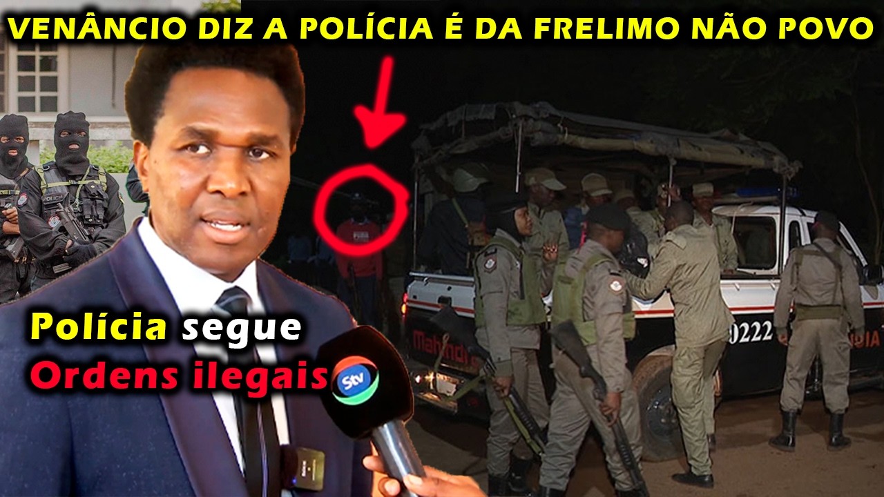 ALERTA🚨 VENÂNCIO MONDLANE REVOLTADO COM POLÍCIAS DE MOÇAMBIQUE