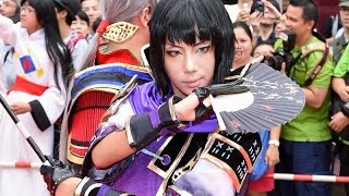 【戦国無双4　真田信之＆森蘭丸】「世界コスプレサミット2014」レッドカーペット　中国 World Cosplay Summit