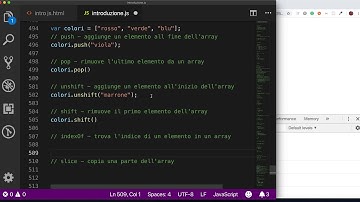 Metodi degli arrays - javascript (parte 32)