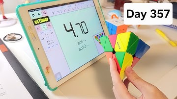 1 Year Cubing Pyraminx Challenge: Day 357/365 (ao5 5.64) | Noob Cuber