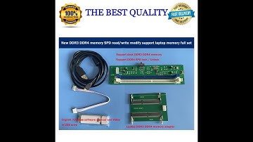 DDR4 DDR3 Memory Bios ROM SPD EP to Read and Write Lock Unlock Modify SN Capacity Brand  Programmer