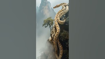 "giant python #snake #ai #art #wildlife #giantpython #shorts