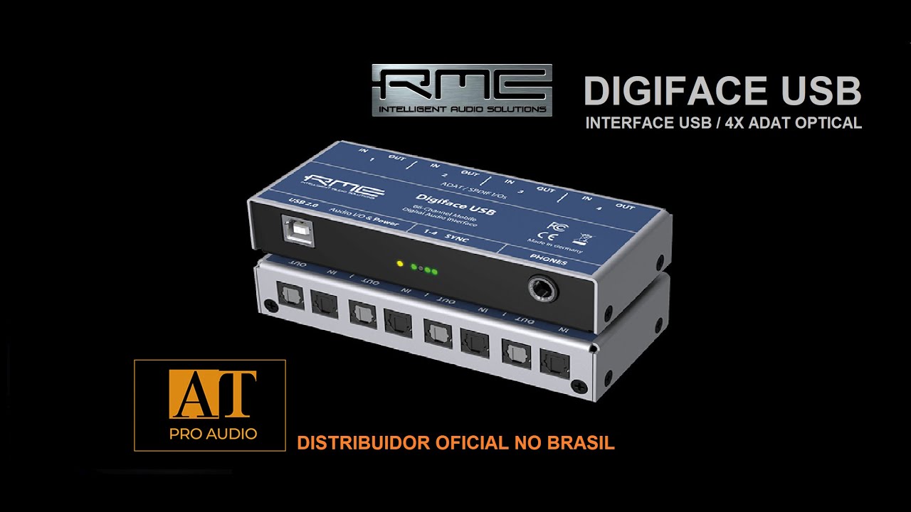 INTERFACE DE ÁUDIO USB / ADAT RME DIGIFACE USB - AT PROAUDIO