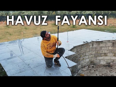 Prefabrik Havuz Etrafına Fayans Döşedim | Bahçemde Yaz Hazırlığı Başladı!