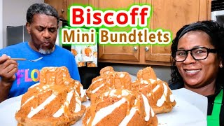 Biscoff Cookie Butter Mini Bundt Cakes | Delicious | My Dude#1 Said They Are Pastry Shop Worthy!🙂