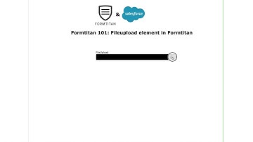 File upload element in Formtitan