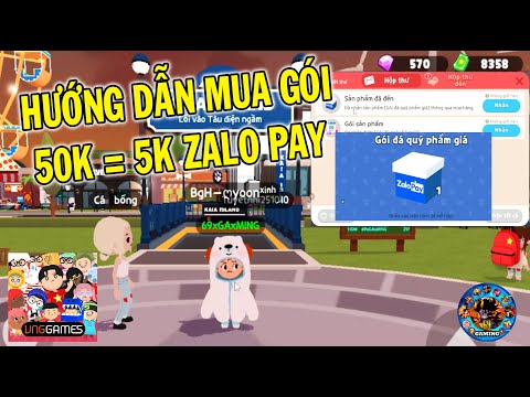 Video HƯỚNG DẪN NẠP PLAY TOGETHER MUA GÓI 50K = 5K ZALO PAY... - youtube