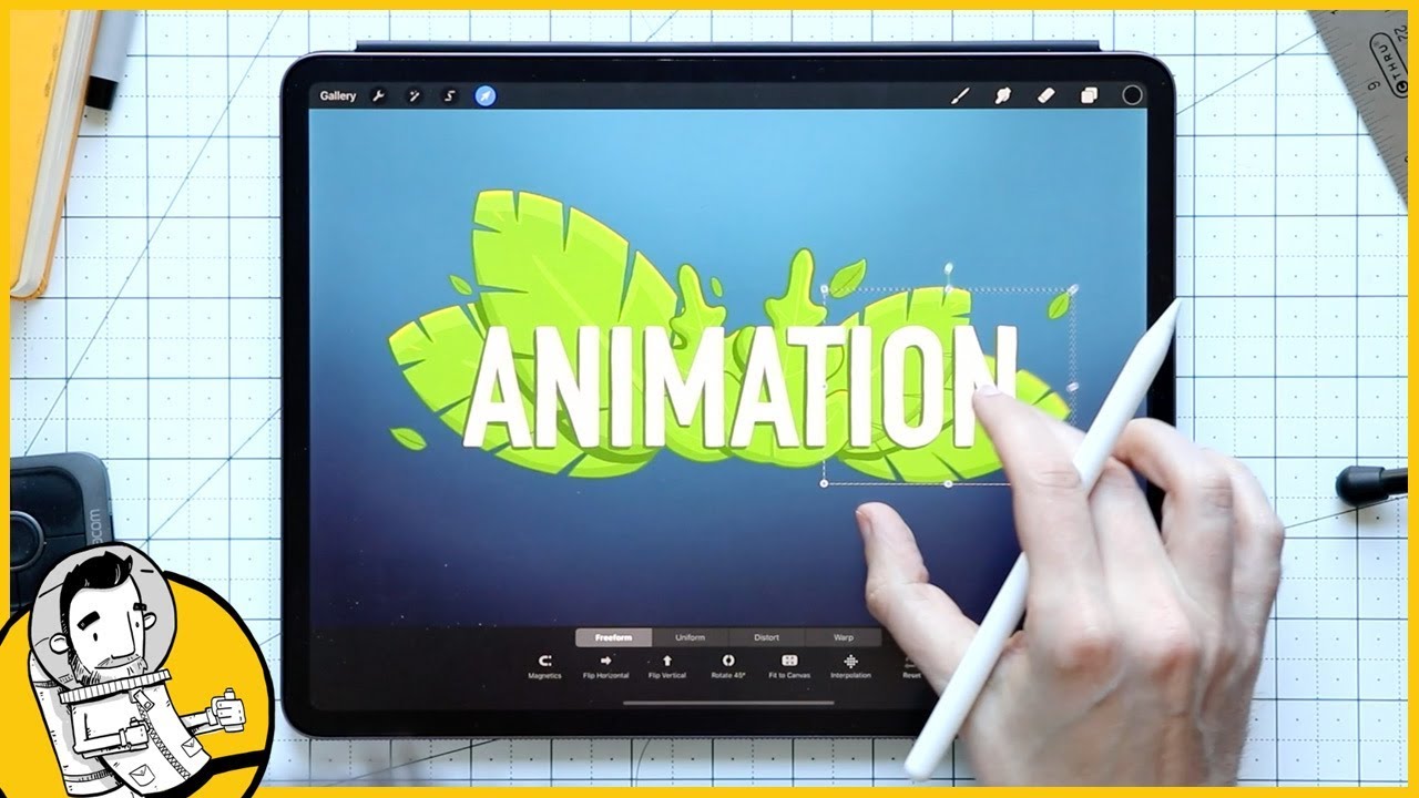 Simple Animations in Procreate Tutorial - YouTube