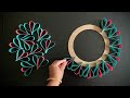 Beautiful wall hanging craft paper craft for home decoration paper flower wall hanging wall decor