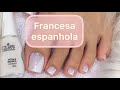 Unhas dos pés-francesa espanhola #pes2023#pes#francesinha#podologa#unhas#pezinhosdeprincesa#manicure