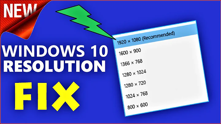 How to fix Windows 10 Resolution Problem | Fit to Screen Best Method - 100% Helpful
