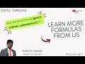 How to Use Row and Rows formula in Excel in Tamil | Excel in Tamil | Excel Tamizha | Formula | Easy