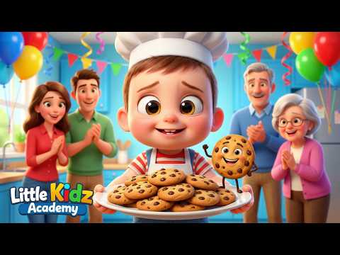 Cookie Dough Song 🍪 | Yummy Baking Nursery Rhyme for Kids