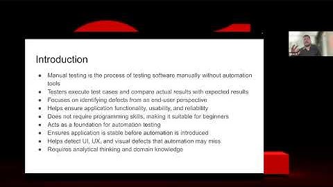 Manual Testing Training Overview Curriculum and Student Questions