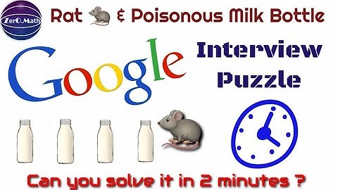 Google Interview Riddle | IQ Test For Genius Only - How Smart Are You ? | Zero Math