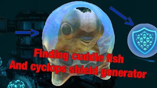 Subnautica Ep 10 finding cyclops shield generator and cuddle fish in degasi base EP 10 | MJ WHITHER