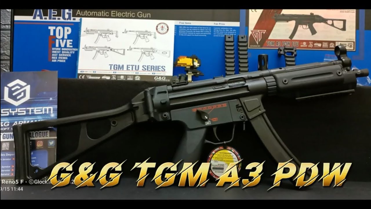 G&G TGM A3 MP5 PDW BLOW-BACK