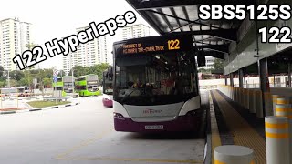 [SBS5125S | K230UB Euro V] SBS Transit Trunk 122 Hyperlapse (Kampong Bahru Terminal)