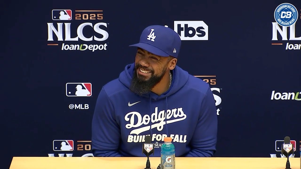 NLCS 2025: Теоскар Эрнандес ругается за ошибку, которая чуть не обернулась двойной игрой в турнир...