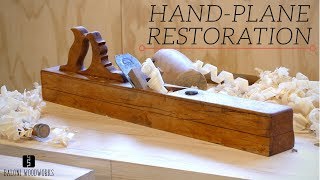 Restoring an Old Giant Wooden HANDPLANE!