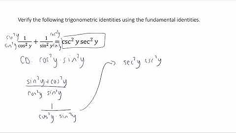 [SL]Verifying Trigonometric Identities Part 3
