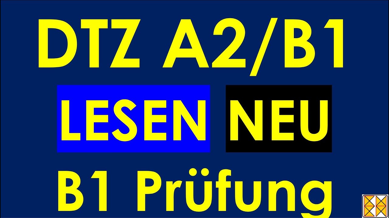 DTZ A2/B1, Lesen Teil 2, Prüfung B1 Neu 2025 #dtz #dtzb1 #dtzhören