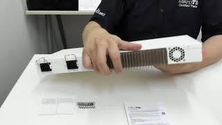 MikroTik CCR2004-1G-12S+2XS unboxing and showcase - YouTube