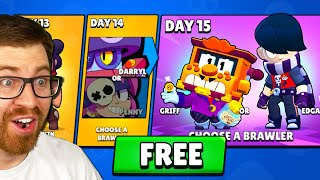 I Played 15 Days Straight for FREE Brawlers! screenshot 5