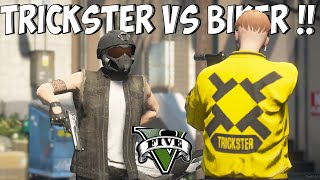 TRICKSTER VS BIKER KEMBALI TERJADI LAGI !! | GTA V ROLEPLAY INDONESIA