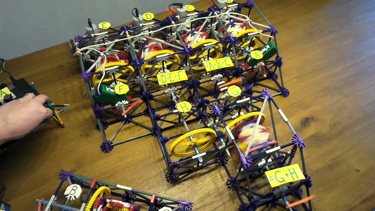 KNEX differential muliple adder ___ www.doremalen.eu ___