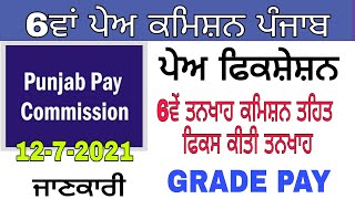 6th pay commission in punjab ! Punjab government gazzette extraordinary pay scale#6thPayScale