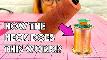 Save Money! How To Transfer Thread From Cones To Spools!