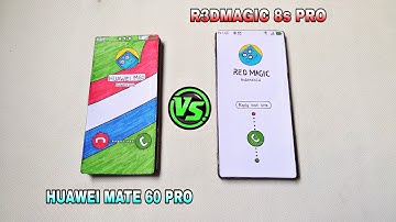 HUAWEI Mate 60 pro VS REDMAGIC 8S pro incoming call (stopmotion)