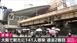 大阪府はきょう141人感染　過去最多149人に次ぐ多さ(20/07/26)