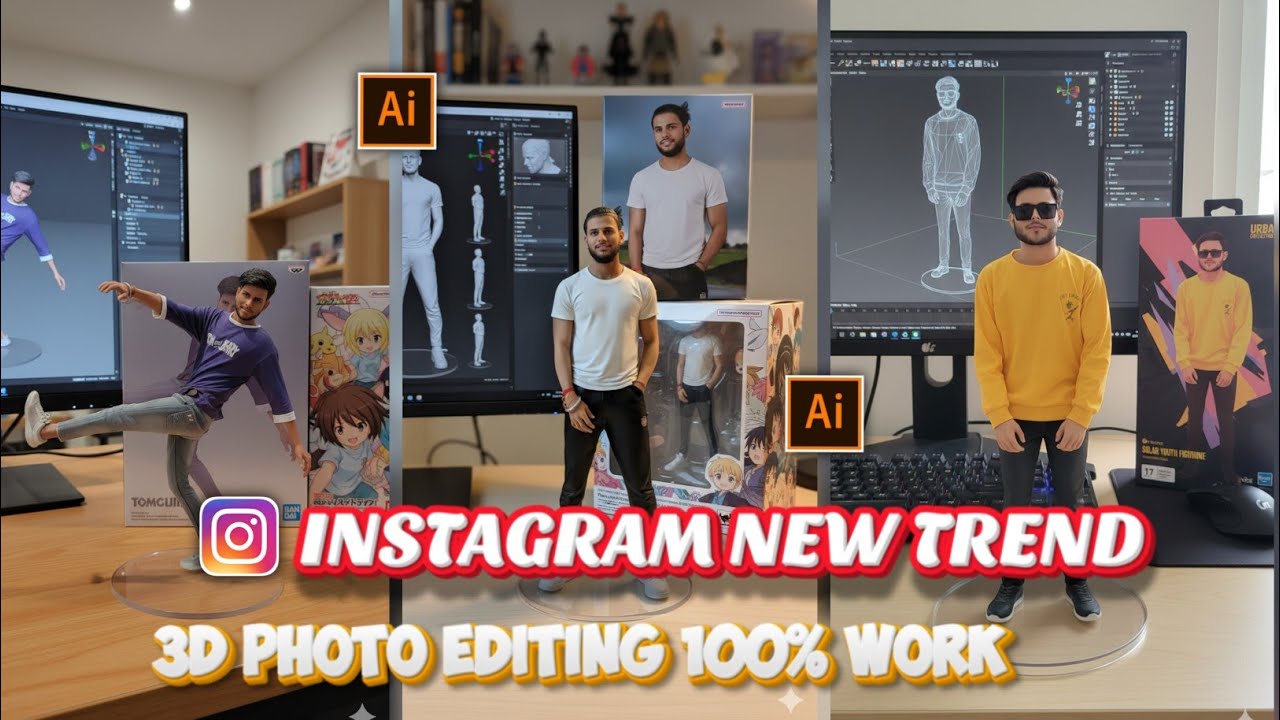 Instagram Viral 3D Photo Editing | New Trend 2025 | 100% Working