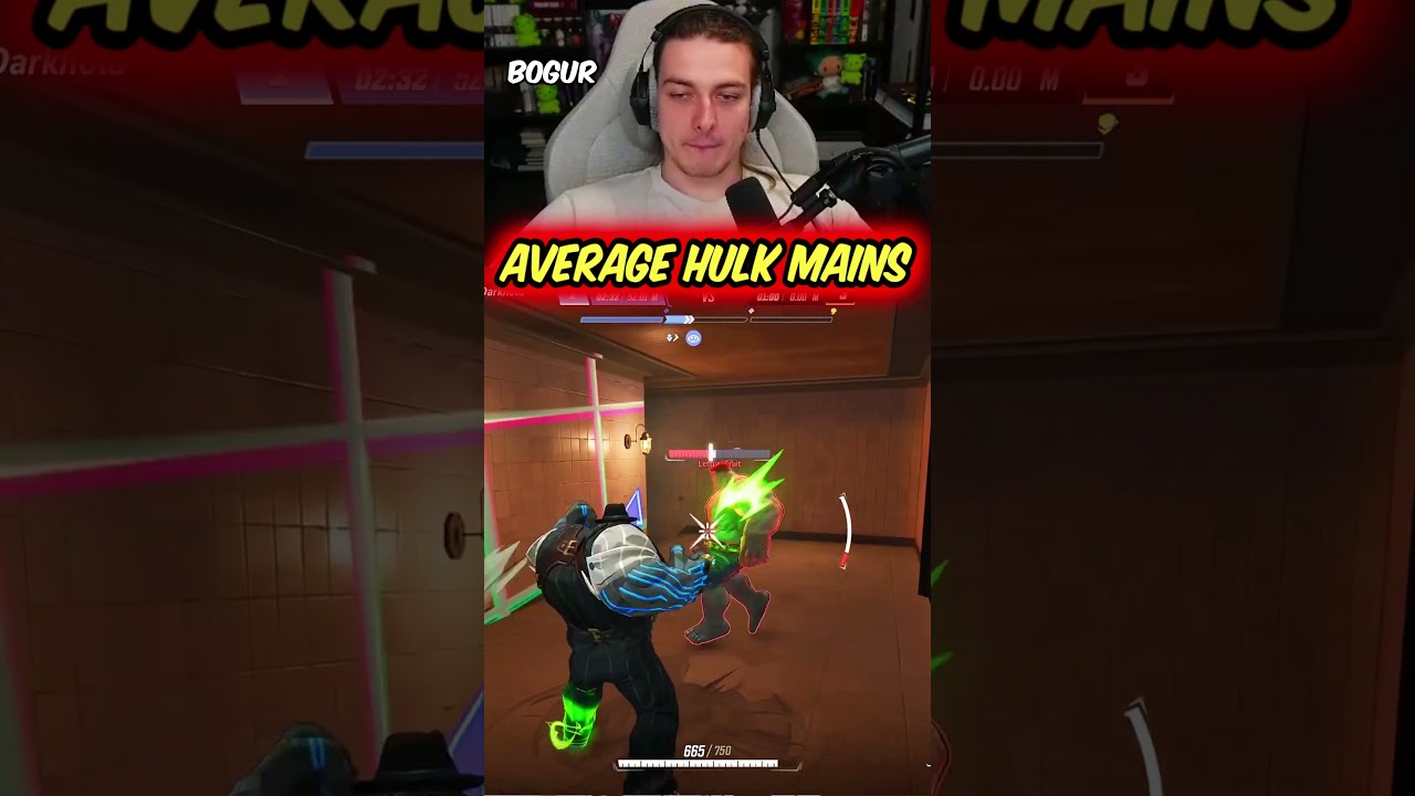 Hulk Mains All Share One Braincell ! 