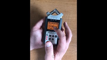 Check recording settings on your Zoom H4N, for podcast interviews