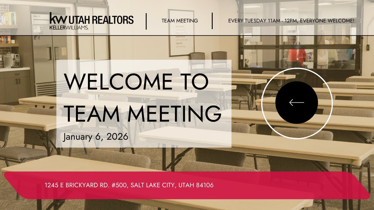 KW UTAH TEAM MEETING 1/6/26