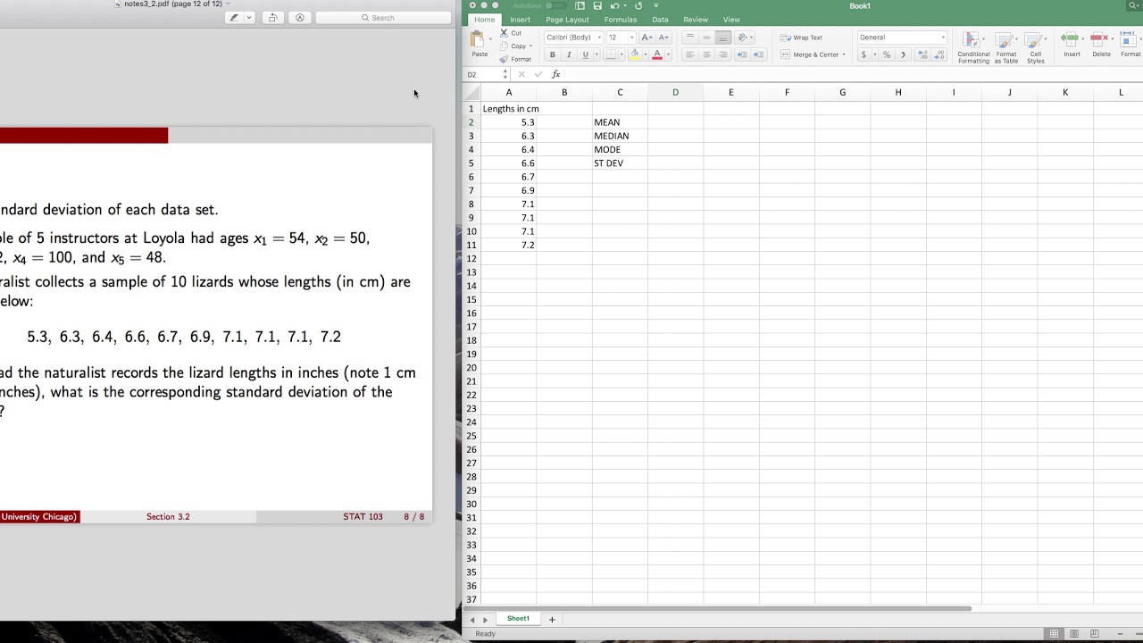 how to add descriptive statistics to excel